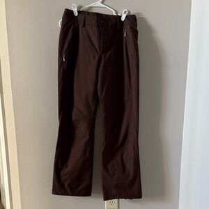 Spyder Brown Ski Snowboard Pants, Sz 8